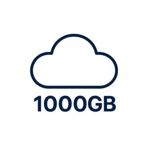 Molnlagring Kungsbacka 1000GB